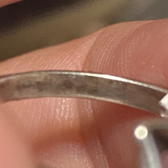 Heart Ring Size 7.5 Garnet Amethyst Spinel Tourmaline Sterling Silver 925 Women - Picture 10 of 10